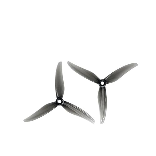 JGHFReW 12 Paare 5131 5 Zoll 3-CW-CCW-Propeller Kompatibel mit RC-Drohnen-Rennquadcopter kompatibel mit 2306 2207 Motoren(12PAIRS Gray) von JGHFReW