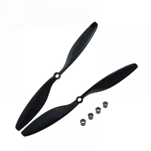 JGHFReW 2 Paare HJ Carbonfaser 1045 Propeller Kompatibel mit RC Quadcopter kompatibel mit F450 F500 F550 Rahmen von JGHFReW