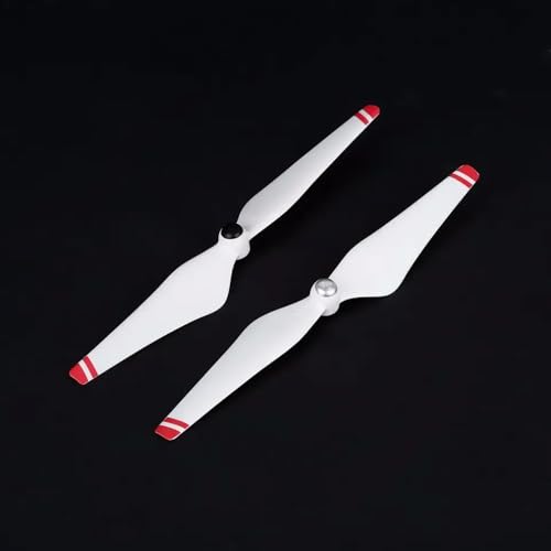 JGHFReW 2PCS Camouflage Ersatz Propeller Kompatibel mit Phantom 3 Phantom 2 Drone Kompatibel Selbstspannend(Red) von JGHFReW