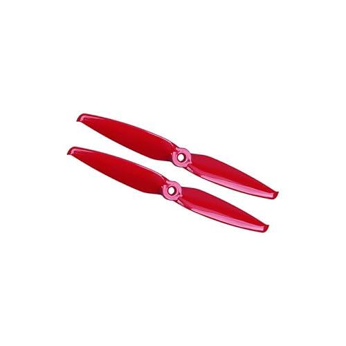 JGHFReW 2Pair 6042 6. 0x4. 2 FPV PC 2 Propeller -Set 4 Farben CW CCW -Requisiten kompatibel mit 2407 2408 Motor Drone Quadcopter Frame RC Aircraft Zubehör(RED 2PAIR) von JGHFReW