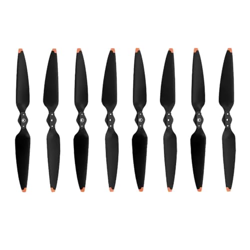 JGHFReW 2er-Pack geräuscharmer Propeller Kompatibel mit kompatible Air 3- und Air 3S-Drohnen-Schnellspannpaddel-Lüfter-Ersatzteile(4 Pair Orange) von JGHFReW
