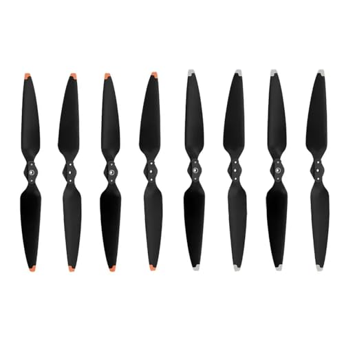 JGHFReW 2er-Pack geräuscharmer Propeller Kompatibel mit kompatible Air 3- und Air 3S-Drohnen-Schnellspannpaddel-Lüfter-Ersatzteile(Orange and Silver) von JGHFReW