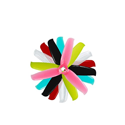 JGHFReW 3-pc M5 T-Halterung 1. 5mm Blitz 3052 3x5 2x3 kompatibel mit Freestyle 3 Zoll Zahnstocher Cine Whoop und Anderen Kanal -Drohnen(2PAIRS PINK(ONLY PINK)) von JGHFReW
