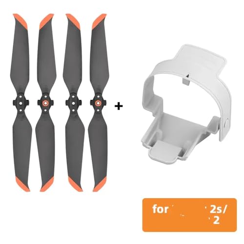 JGHFReW 4 Paar geräuscharme 7238F-Propeller Kompatibel mit kompatible Air 2s- und Air 2-Drohnen, Schnellspannflügelzubehör(Set B) von JGHFReW