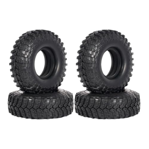 JGHFReW 4PCS 115 -mm -Gesteinsgelände Crawler -Reifen mit Schaumstoffeinsätzen kompatibel mit 1 10 -Skala -RC -Crawler -Autos wie TF2 EX86100 GAMDE GS02F und ähnliche Modelle von JGHFReW