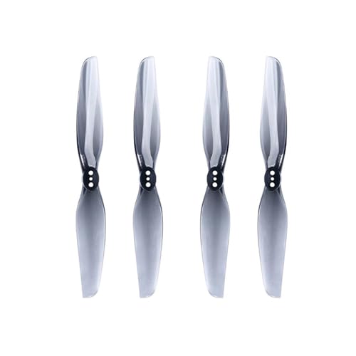 JGHFReW 4x2 5 4025 Graues CW CCW Polycarbonat 4 Zoll 2 Paddelpropeller mit 1 5 mm Welle 1 7 g Gewicht kompatibel mit RC -Drohnen und -Modellen von JGHFReW