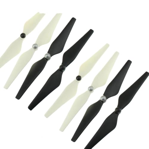 JGHFReW 5Pairs 9450 1045 Selbstverriegelungspropeller kompatibel mit Phantom 2 3 Drohnenersatzteile CW CCW Reseral Lüfterflügelzubehör(5Pairs 9450 Black) von JGHFReW