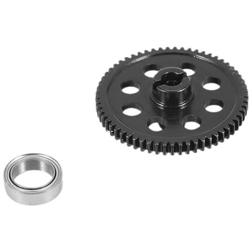 JGHFReW 60T Metall -Main -Getriebe -Getriebe -Aufrüstung Teil mit 1/18 RC -Automodell 7640 kompatibel JGHFReW 60T Metall -Main -Getriebe -Getriebe -Aufrüstung Teil mit 1/18 RC -Automodell 7640 kompatibel von JGHFReW