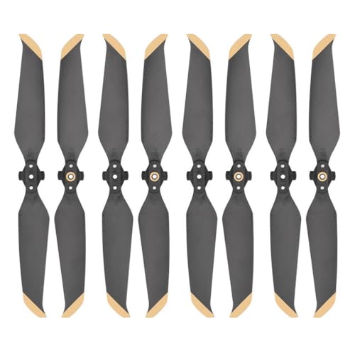 JGHFReW 8PCS Low Noise Propeller Kompatibel Mit Air 2 Und Air 2S Quick Release Flügel Fans Zubehör Kompatibel mit Drohnen(Gold) von JGHFReW