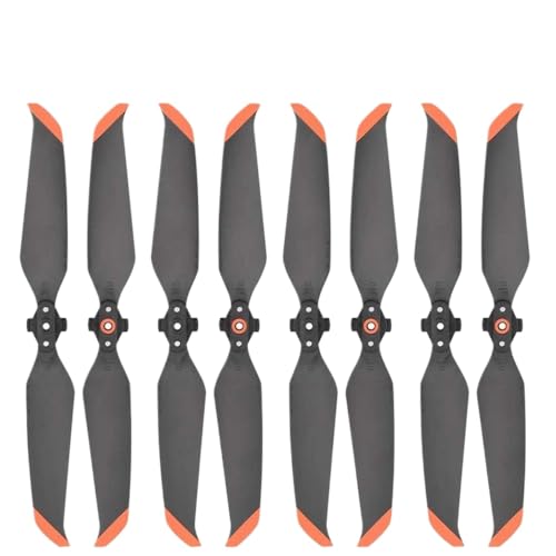 JGHFReW 8PCS Low Noise Propeller Kompatibel Mit Air 2 Und Air 2S Quick Release Flügel Fans Zubehör Kompatibel mit Drohnen(Orange) von JGHFReW