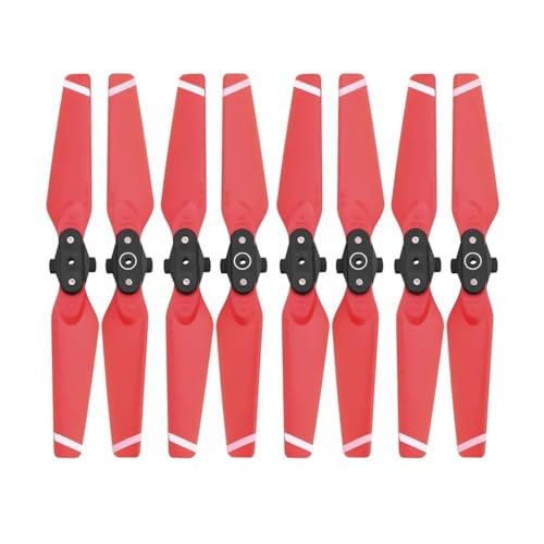 JGHFReW 8Pack Schnellverkaufsfalt -Propeller Ersatz für Drohnenmodelle 4730 4732S 4730f Kompatible Ersatzteilezubehör(RED) von JGHFReW