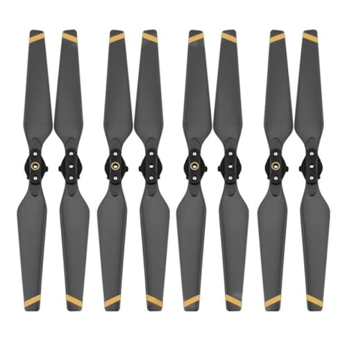 JGHFReW 8er-Pack 8330-Propeller Kompatibel mit Pro-kompatible Drohnen-Schnellspanner, zusammenklappbar, Ersatz-CW-CCW-8330F-Teile(White) von JGHFReW