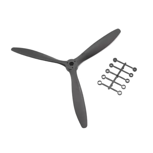 JGHFReW 8inch 8060 9 Zoll 9060 10 Zoll 1060 11inch 1170 Effizienzbetrieb 3 Elektromotor kompatibel mit DIY RC -Flugzeug -Fixed Flügelmodellen(1PC 1170) von JGHFReW