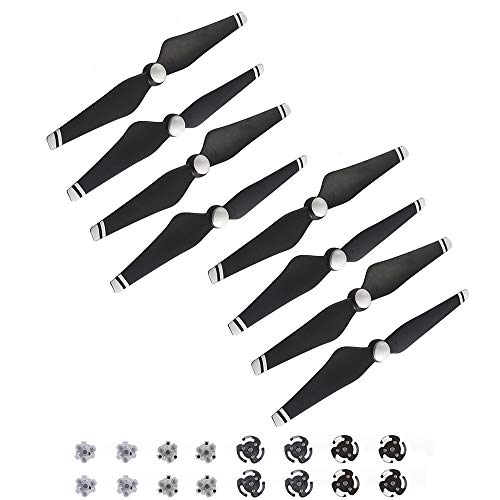 JGHFReW 8pcs 9450S Schnellveröffentlichung Propeller kompatibel mit Phantom 4 Pro Advanced Drohnen Ersatzflügelventilatoren Teile(Black) von JGHFReW