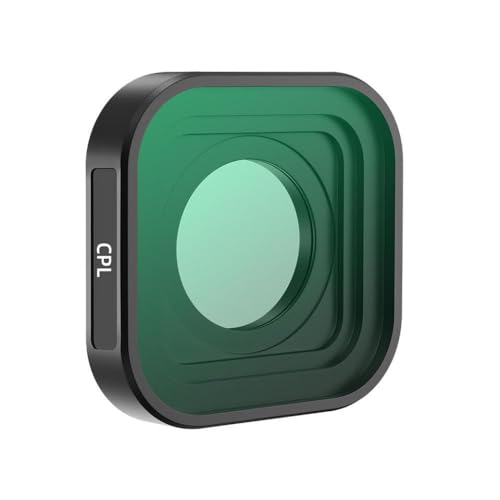 JGHFReW CPL ND-Objektivfilter, kompatibel mit Hero 13 12 11 10 9 Action-Kameras, optisches Glas, Aluminiumrahmen, Zubehör(1PCS CPL) von JGHFReW
