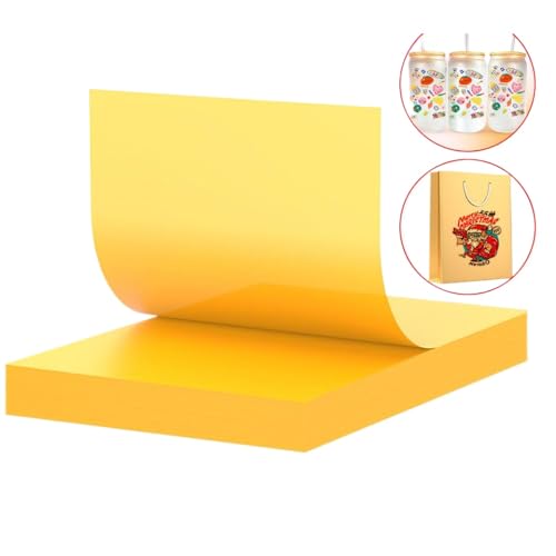 JGHFReW DTF -Transferblätter kompatibel mit Flachbettdruckern A4- und A3 -Größenfilm(A4 Film A 100PCS) von JGHFReW
