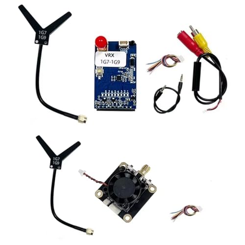 JGHFReW Drahtloses Video-Sender-Empfänger-Modul 1,7 G 1,9 G 8 CH FPV PAL NTSC Kompatibel mit FPV-Brillen, kompatibel mit verschiedenen Marken(2 IN 1) von JGHFReW