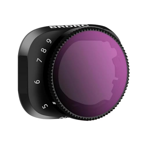 JGHFReW Einstellbarer Variabler ND-Objektivfiltersatz Kompatibel mit 3 und 3 Pro-Drohnen VND4-32 und VND64-512 Fotozubehör(ND32-ND512) von JGHFReW