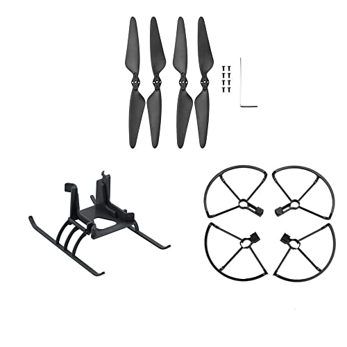 JGHFReW Faltbarer verlängerter Fahrwerk mit Wache für F11S 4K Pro Drone kompatibel mit F11S 4K Pro RC Quadcopter Accessoire(Set B) von JGHFReW