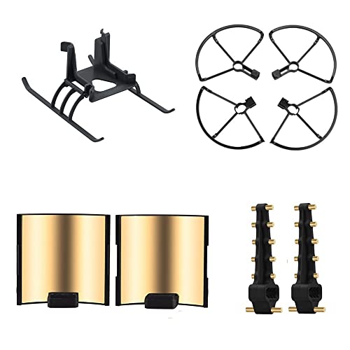JGHFReW Faltbarer verlängerter Fahrwerk mit Wache für F11S 4K Pro Drone kompatibel mit F11S 4K Pro RC Quadcopter Accessoire(Set D) von JGHFReW