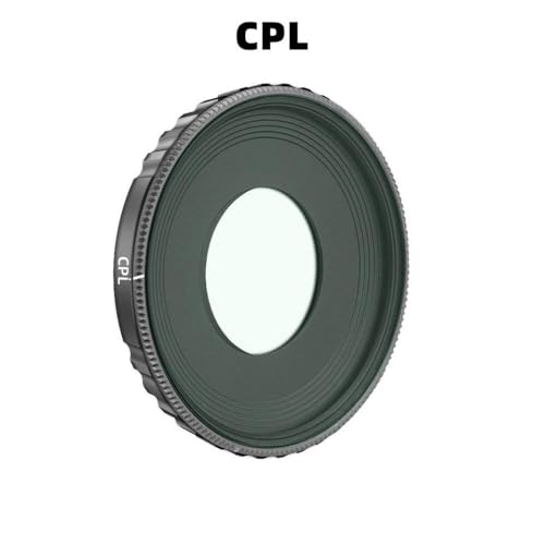 JGHFReW Filterset Kompatibel mit Action-Kameras CPL ND8 ND16 ND32 ND64 optisches Glas Neutraldichteobjektiv Zubehör Kompatibel mit Sportvideografie(CPL) von JGHFReW