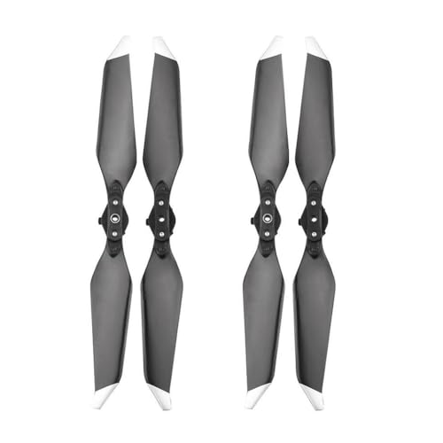 JGHFReW Geräuscharmer Propeller Kompatibel mit Pro Platinum Drohne, kompatibel mit 8331, 4/8 Stück, zusammenklappbare Kamera-Requisiten, Geräuschreduzierung(2 Pair Silver) von JGHFReW