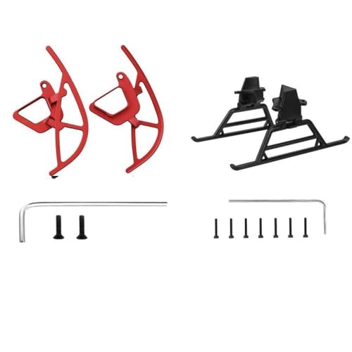 JGHFReW Kameraobjektivschutz Kompatibel mit Avata Drone Combo Kollisionsschutz Aluminium Zubehör(2in1 B Landing Gear) von JGHFReW