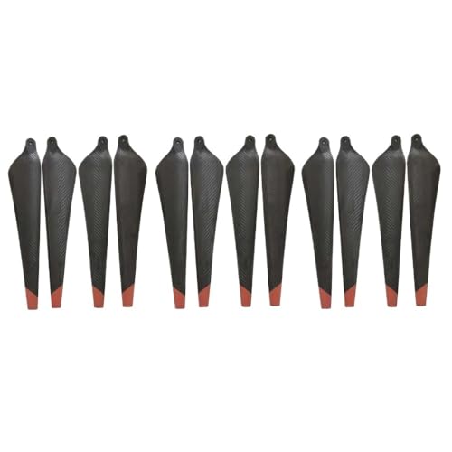 JGHFReW Kohlefaser -Paddelfaltung T30 3820S kompatibel mit Landwirtschaftsanlage Multicopter Drohnen Ersatzzubehör CW CCW Ersatzteile(Carbon FIBER-12PCS) von JGHFReW
