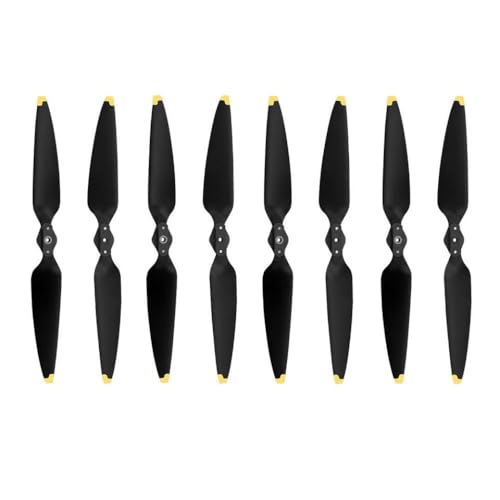 JGHFReW Leichter Propeller-Ersatz Kompatibel mit Air 3S Drohnen-kompatibles Schnellspannzubehör, Flügelventilatoren, Ersatzteile(4 Pairs Golden) von JGHFReW