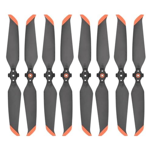 JGHFReW Leichtes Propellerzubehör Kompatibel mit Air 2S- und Air 2-Drohnen-Schnellspannpaddel-Lüfter-Ersatzteile(4pair Orange Edge) von JGHFReW