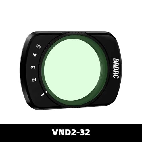 JGHFReW Magnetisches, Variables ND-Filter-Set Kompatibel mit Handkameras, verstellbar, VND2-32, VND64-512, kompatibel mit Pocket 3(VND2-32) von JGHFReW