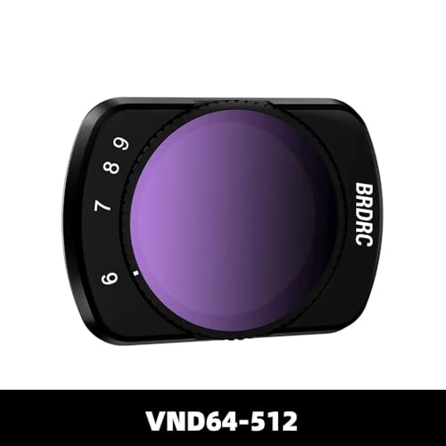 JGHFReW Magnetisches, Variables ND-Filter-Set Kompatibel mit Handkameras, verstellbar, VND2-32, VND64-512, kompatibel mit Pocket 3(VND64-512) von JGHFReW