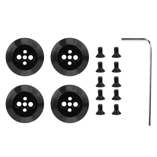 JGHFReW Motorabdeckung Kompatibel mit Drohne, kompatibel mit Avata 2, Aluminium-Motorschutz, Staubschutz, leichte Schale mit Schrauben(Motor Cover Black) von JGHFReW