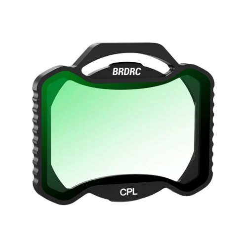 JGHFReW Objektivfilter-Set Kompatibel mit Avata 2 kompatible Drohnenkamera CPL ND8 ND16 ND32 ND64 Neutral Density Optical Glass Aluminiumrahmen(CPL) von JGHFReW