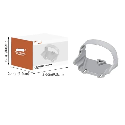 JGHFReW Propellerhalter Kompatibel mit 3 Pro kompatibler Stabilisator Requisiten Schutzband Halterung Schutz Drohnenzubehör von(Type A Grey) von JGHFReW