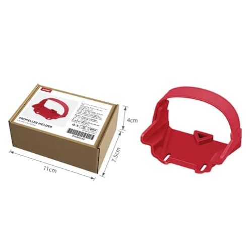 JGHFReW Propellerhalter Kompatibel mit 3 Pro kompatibler Stabilisator Requisiten Schutzband Halterung Schutz Drohnenzubehör von(Type A Red) von JGHFReW