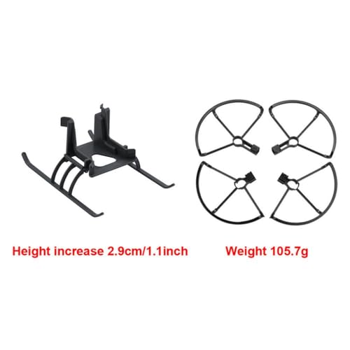 JGHFReW Propellerschutzring-Set Kompatibel mit kompatible Drohnen zum Schutz von Propellerzubehör Kompatibel mit F11S(Set) von JGHFReW