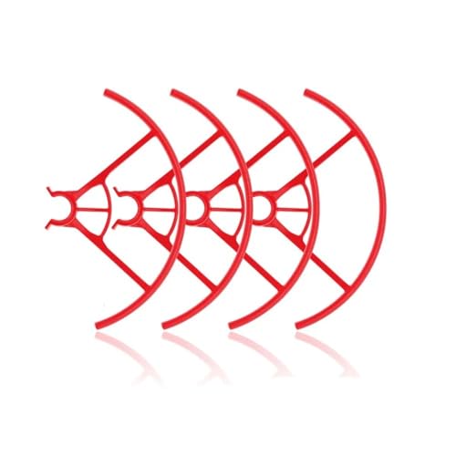 JGHFReW RC Drohne Propeller Guard Protector Deckungszubehör kompatibel mit verschiedenen Modellen Red Black Modellnummer(RED) von JGHFReW