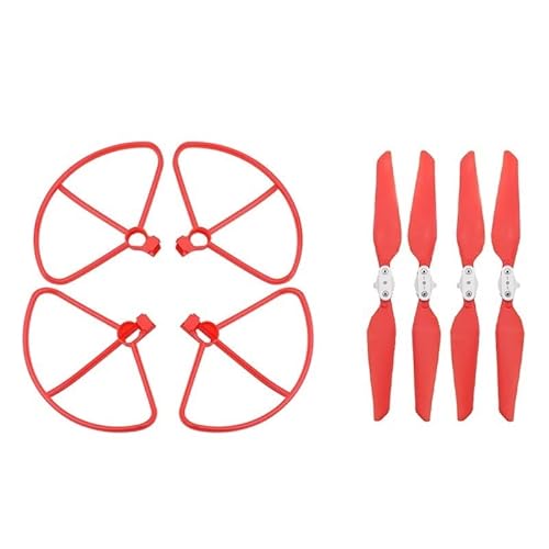 JGHFReW Stoßfängerringschutz X8 SE -Schutz Kompatibel mit Drohnenquadcopter, die mit verschiedenen Modellen kompatibel ist(RED-Guard-Props) von JGHFReW