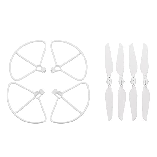 JGHFReW Stoßfängerringschutz X8 SE -Schutz Kompatibel mit Drohnenquadcopter, die mit verschiedenen Modellen kompatibel ist(White-Guard-Props) von JGHFReW