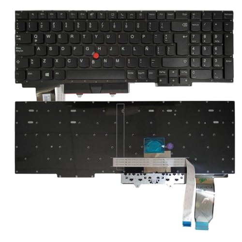 JGHFReW Tastatur E15 Gen 2 3 4 Laptop LA/SP kompatibel mit Typ 20T8 20T9 20TD 20TE mit Hintergrundbeleuchtung(NO Backlight) von JGHFReW