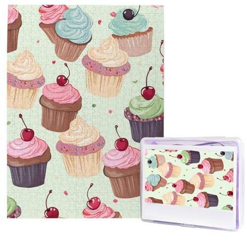 Cupcake-Puzzle, 500 Teile, Holzpuzzle, personalisiertes Fotopuzzle für Erwachsene, Bildpuzzles, Hochzeitspuzzle für Geburtstag, Valentinstag, Jahrestag Cupcake-Puzzle, 500 Teile, Holzpuzzle, personalisiertes Fotopuzzle für Erwachsene, Bildpuzzles, Hochzeitspuzzle für Geburtstag, Valentinstag, Jahrestag von JHLMN