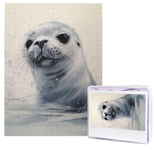 Harfen-Siegel-Mal-Puzzle, 500 Teile, Holzpuzzle, personalisiertes Fotopuzzle für Erwachsene, Bildpuzzles, Hochzeitspuzzle für Geburtstag, Valentinstag, Jahrestag Harfen-Siegel-Mal-Puzzle, 500 Teile, Holzpuzzle, personalisiertes Fotopuzzle für Erwachsene, Bildpuzzles, Hochzeitspuzzle für Geburtstag, Valentinstag, Jahrestag von JHLMN