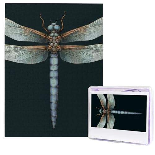 Libellen-Puzzle, 500 Teile, Holzpuzzle, personalisiertes Fotopuzzle für Erwachsene, Bildpuzzle, Hochzeitspuzzle für Geburtstag, Valentinstag, Jahrestag Libellen-Puzzle, 500 Teile, Holzpuzzle, personalisiertes Fotopuzzle für Erwachsene, Bildpuzzle, Hochzeitspuzzle für Geburtstag, Valentinstag, Jahrestag von JHLMN