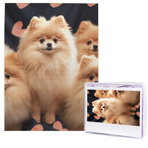 Pomeranians Puppies Jigsaw Puzzles 500 Teile Holzpuzzle Personalisiertes Fotopuzzle für Erwachsene Bilderpuzzle Hochzeitspuzzle für Geburtstag Valentinstag Jahrestag Pomeranians Puppies Jigsaw Puzzles 500 Teile Holzpuzzle Personalisiertes Fotopuzzle für Erwachsene Bilderpuzzle Hochzeitspuzzle für Geburtstag Valentinstag Jahrestag von JHLMN
