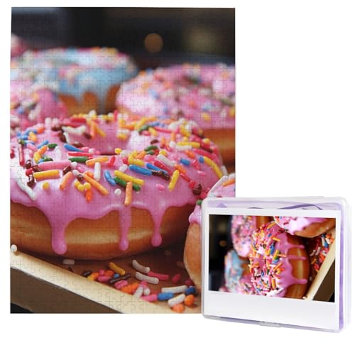 Pretty Donuts Puzzle, 500 Teile, Holzpuzzle, personalisiertes Fotopuzzle für Erwachsene, Bildpuzzles, Hochzeitspuzzle für Geburtstag, Valentinstag, Jahrestag Pretty Donuts Puzzle, 500 Teile, Holzpuzzle, personalisiertes Fotopuzzle für Erwachsene, Bildpuzzles, Hochzeitspuzzle für Geburtstag, Valentinstag, Jahrestag von JHLMN