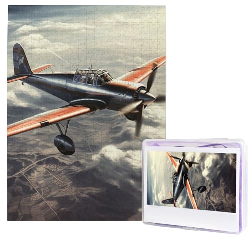 Retro-Flugzeug-Puzzle, 500 Teile, Holzpuzzle, personalisiertes Fotopuzzle für Erwachsene, Bildpuzzle, Hochzeitspuzzle für Geburtstag, Valentinstag, Jahrestag Retro-Flugzeug-Puzzle, 500 Teile, Holzpuzzle, personalisiertes Fotopuzzle für Erwachsene, Bildpuzzle, Hochzeitspuzzle für Geburtstag, Valentinstag, Jahrestag von JHLMN