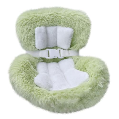 Car Decorations, Car Seat for Dolls with Soft Furry Cushion, Have a Seat Clips onto Car Air Vent, Includes Seat Leg for Desktop Display for Fans and Doll Collectors (Green) von JIABAOZ