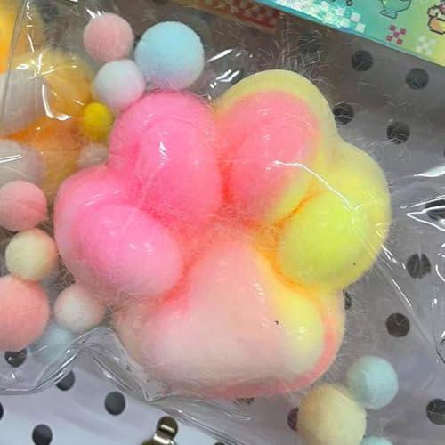 JIABAOZ Katzenpfoten Klebriges Quetschspielzeug Groß Ohne Plüsch, Cat Squishy Quetschspielzeug, Katzenpfoten,Katzenpfoten Quetsch Spielzeug, Spielzeug Zum Thema Weihnachten (G) von JIABAOZ