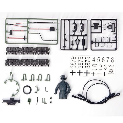 JIAFANRC Kunststoff Dekoration Zubehör Set für Henglong 3879 1/16 RC Panzer Panther G Ersatzteile JIAFANRC Kunststoff Dekoration Zubehör Set für Henglong 3879 1/16 RC Panzer Panther G Ersatzteile von JIAFANRC